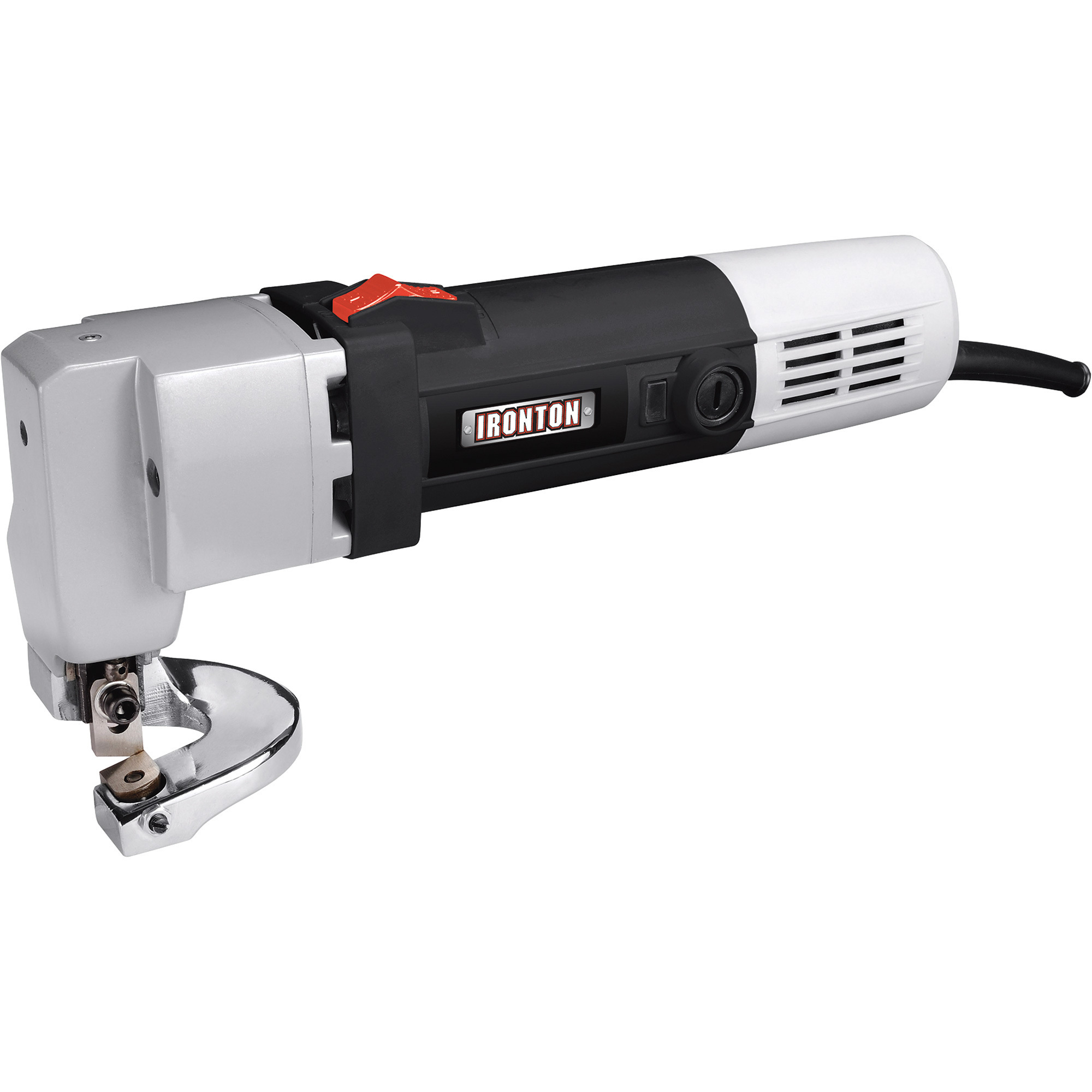 Ironton Electric Metal Shear, 14-Ga., 3.5A, 1700 SPM, Cuts Steel, Aluminum, Plastic